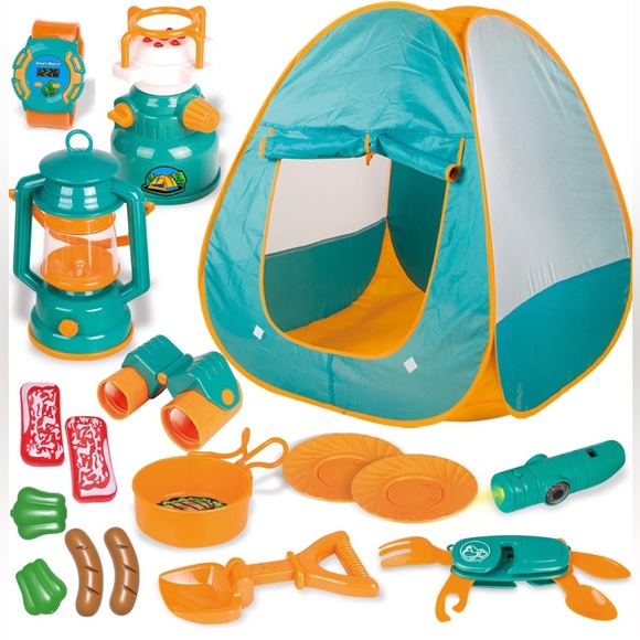 Toddler Camping Set Toys with Tent - Picture 1 of 7